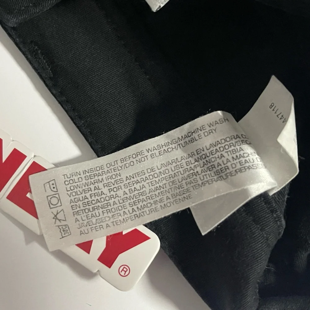 UnionBay Cargo Pants Womens Juniors Size 3 Blaire Black Tapered Leg Zip Pockets - Picture 12 of 16